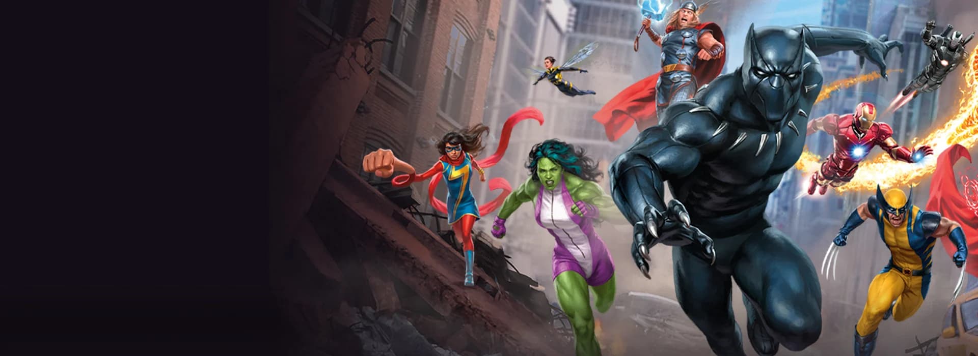 Super heroes MTG Banner Desktop